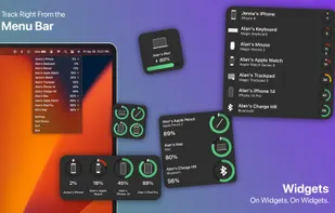 App widget and macos menubar integratin