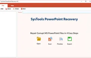 SysTools Powerpoint Recovery screenshot 1