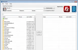 SPFileZilla screenshot 1