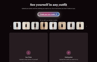 AI clothes try on