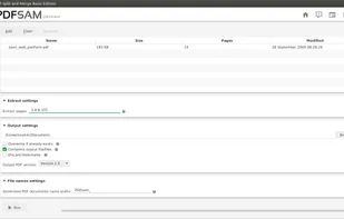 PDFsam screenshot 1
