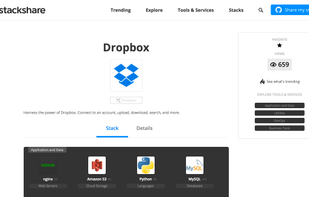 Screenshot of webpage