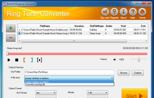 Boilsoft RingTone Converter screenshot 2