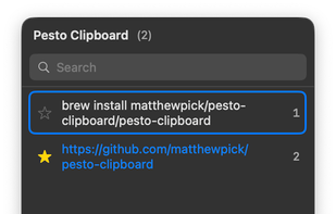 Pesto Clipboard screenshot 3