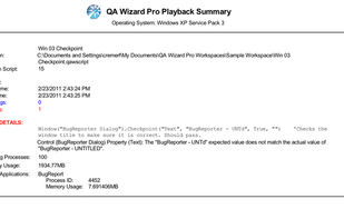 Seapine QA Wizard Pro screenshot 3