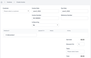 InvoicePad screenshot 1