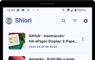 Shiori Android Client screenshot 2