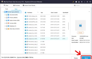 MiniTool Power Data Recovery screenshot 2