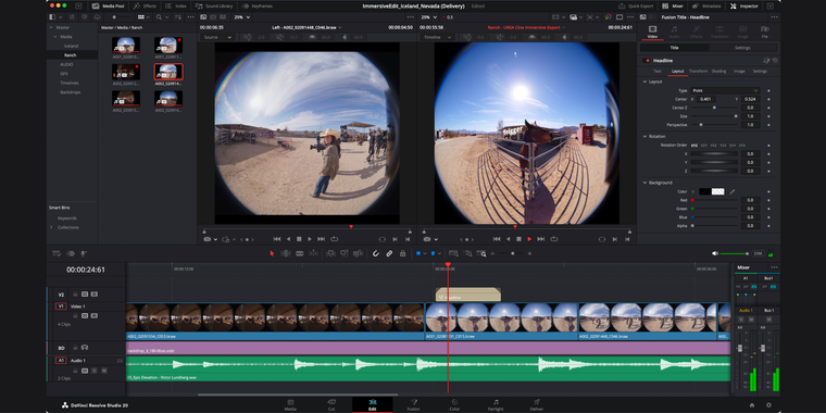 DaVinci Resolve 20.1 comes with Apple Immersive Video support for macOS users image