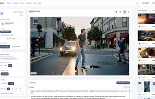 The main app dashboard showing the unified interface where users can run multiple AI video models. Includes text-to-video and image-to-video inputs, engine selection, presets, advanced parameters and real-time credit estimation.
