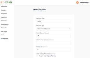 Create Discounts