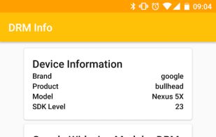 DRM Info screenshot 1