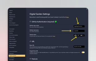Obsidian Digital Garden screenshot 1