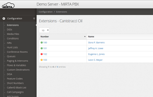 MiRTA PBX screenshot 1