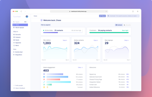 Home screen in Flywheel