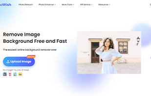 main interface of PicWish