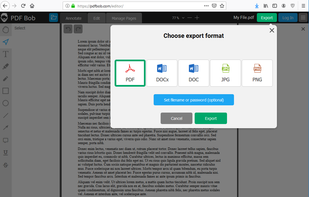 PDF Bob screenshot 3