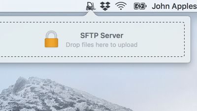 You can use Forklift Mini as a Droplet * You can upload files to Saved Remote Connections by Drag and Drop 