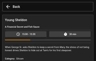 TV Plan screenshot 1