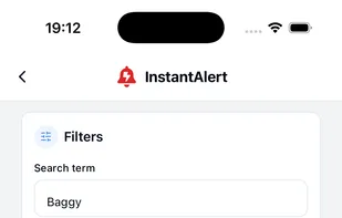InstantAlert screenshot 1