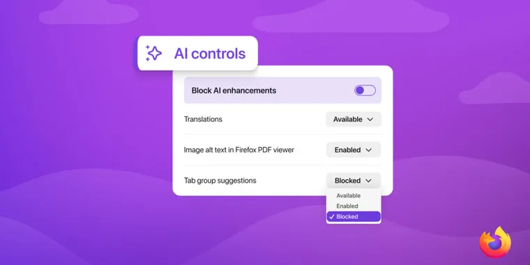 Mozilla details new user controls for blocking AI features that are coming in Firefox 148