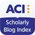 ACI Scholarly Blog Index icon