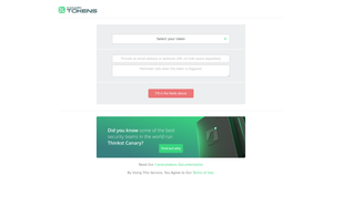 Canarytokens screenshot 1