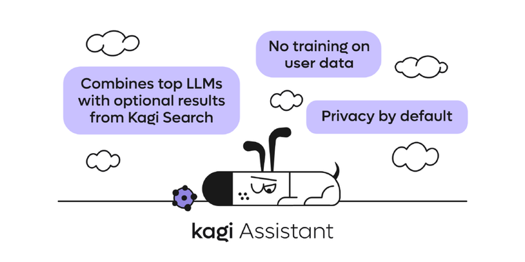 Kagi's Assistant is now available to all users, enhancing search with advanced LLMs image