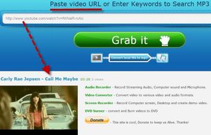 MP3 Grabber screenshot 1