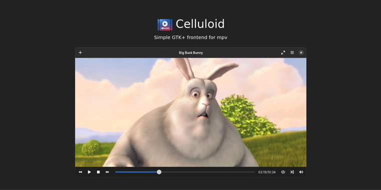 Celluloid 0.28 released with UI redesign, Lua modules support, F10 key binding, and more image