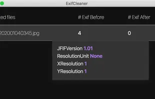ExifCleaner screenshot 2