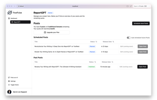 PostPulse screenshot 1