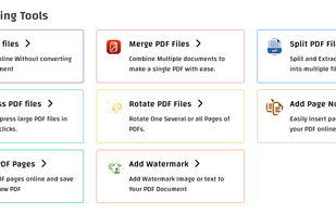 PDF organizing tools
