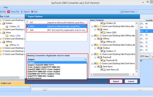 SysTools DBX Converter screenshot 2
