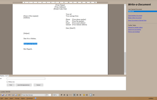 Write-a-Document screenshot 1