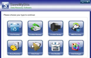 SaveMyBits home screen