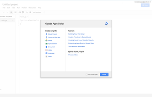 Google Apps Script screenshot 1