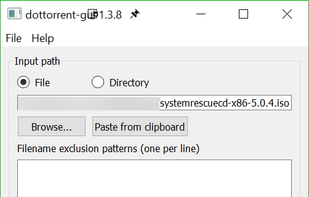 dottorrent-gui screenshot 1
