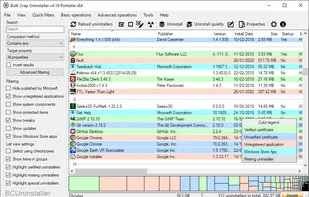 Bulk Crap Uninstaller screenshot 1
