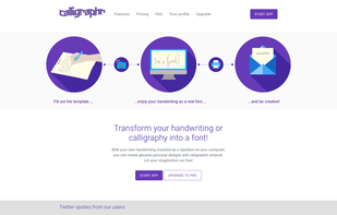 Calligraphr screenshot 1