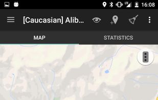 View recorded track on the map