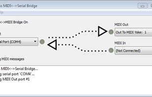 Hairless MIDI&lt;-&gt;Serial Bridge screenshot 1