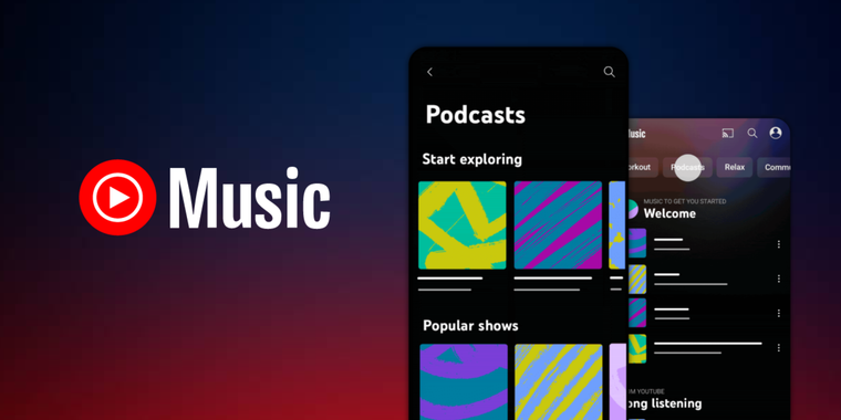 YouTube Music launches Podcasts for US listeners image
