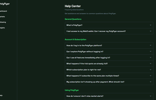 Q&A (The Knowledge Base)
· Headline: Master the Markets

· Description: New to prediction markets? Learn how to read the charts, understand market mechanics, and utilize our data tools to maximize your edge.

· Keywords: User guide, FAQ, prediction market education.