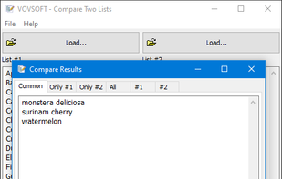 Compare Two Lists screenshot 1