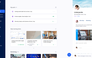 Say goodbye to clunky learning systems. Our platform drives engagement and impact with Collaborative Learning. 