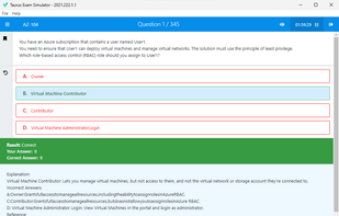 Taurus Exam Simulator screenshot 1