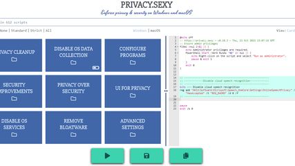 privacy.sexy screenshot 1