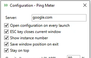 Ping Meter Gadget screenshot 1