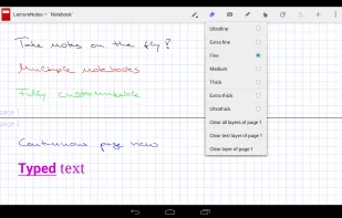 LectureNotes screenshot 1